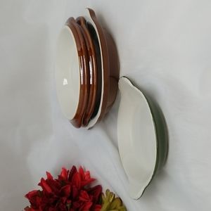 Vintage Hall Pottery Individual Casserole Dishes